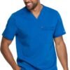 Men's V-Neck Solid Scrub Top
