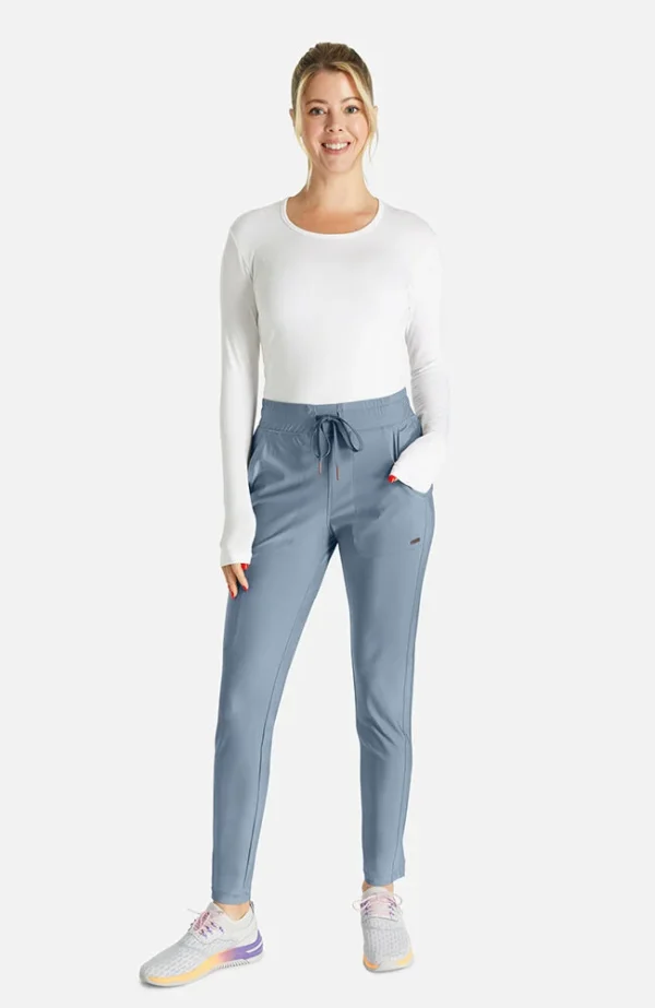 Women's Mid Rise Tapered Leg Drawstring Pant
