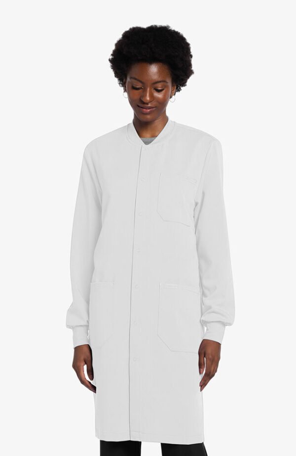 Unisex 40" Snap Front Lab Coat