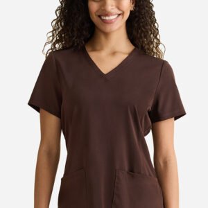 Women's Monica V-Neck Solid Scrub Top