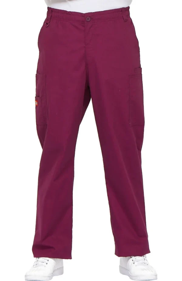 Men's Zip Fly Pull On Scrub Pant