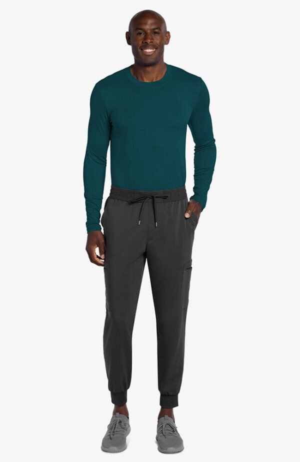 Men's Long Sleeve Underscrub Knit Tee - Image 2