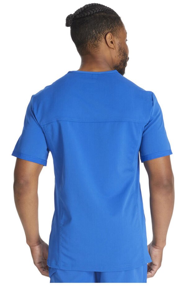 Men's V-Neck Solid Scrub Top - Image 2