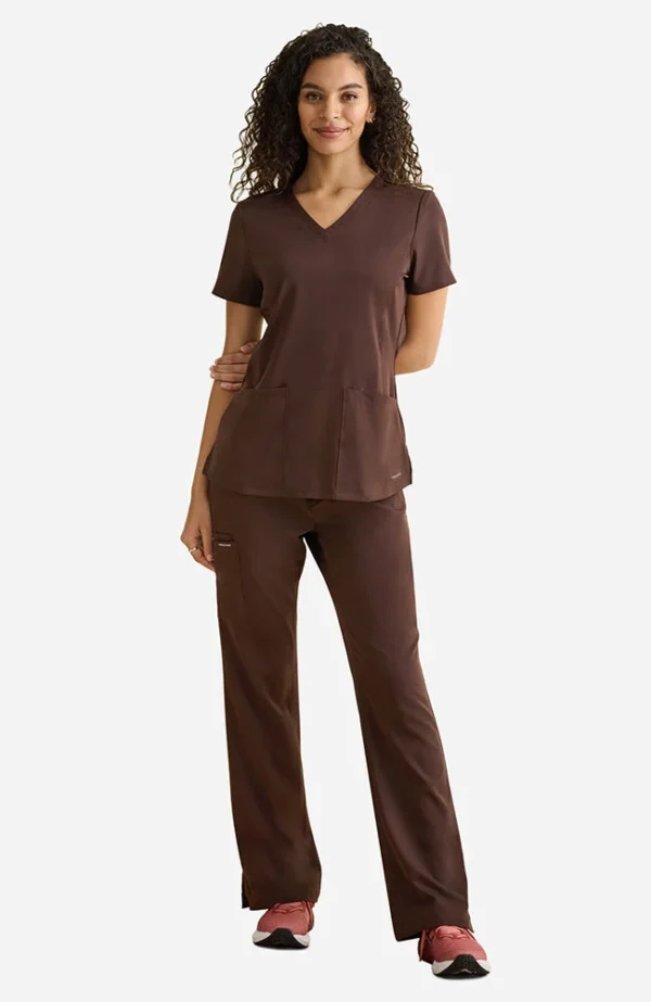 Women's Rebecca Drawstring Flare Scrub Pant - Image 2