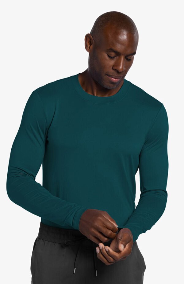 Men's Long Sleeve Underscrub Knit Tee - Image 3