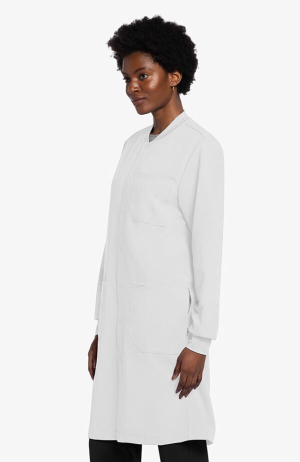 Unisex 40" Snap Front Lab Coat - Image 3