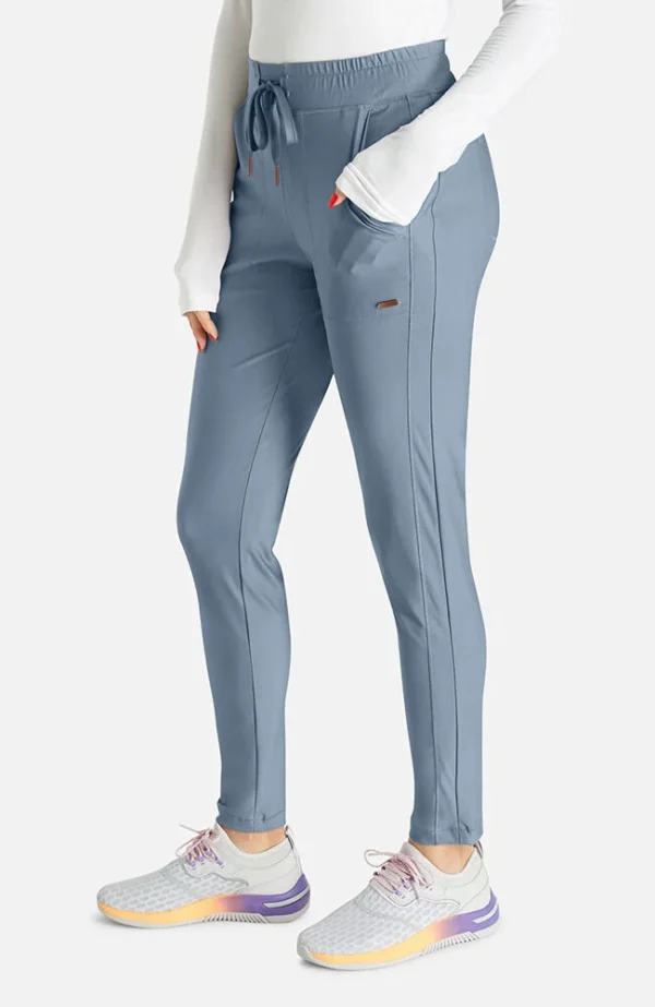 Women's Mid Rise Tapered Leg Drawstring Pant - Image 3