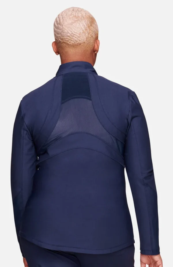Women's Zip Front Scrub Jacket - Image 3