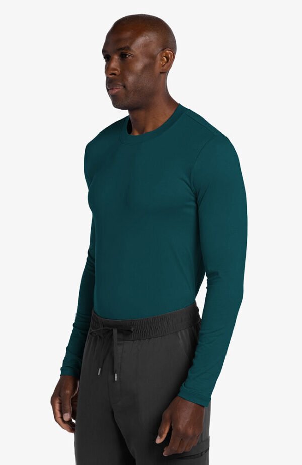 Men's Long Sleeve Underscrub Knit Tee - Image 4