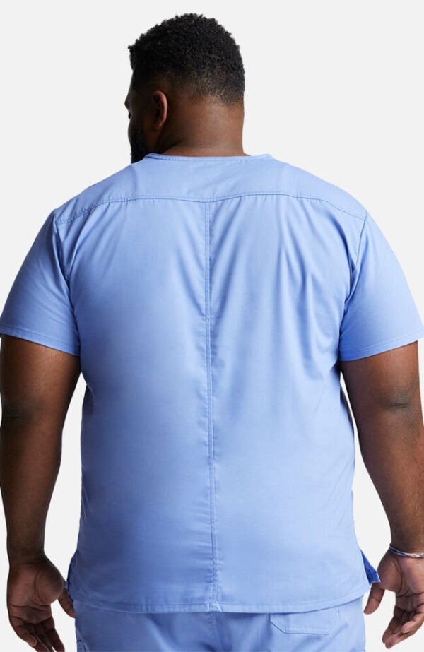 Men's V-Neck Solid Scrub Top - Image 4