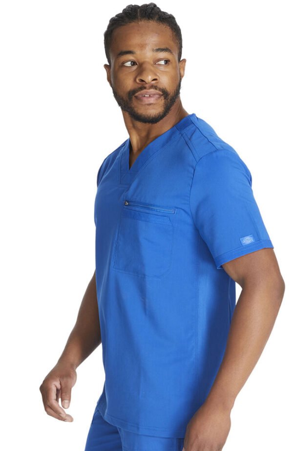 Men's V-Neck Solid Scrub Top - Image 4
