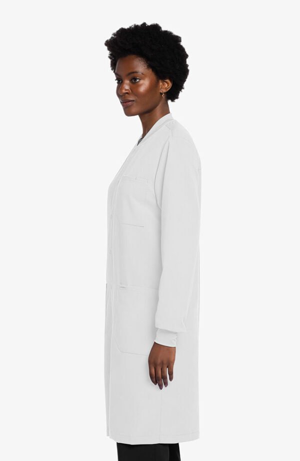 Unisex 40" Snap Front Lab Coat - Image 4