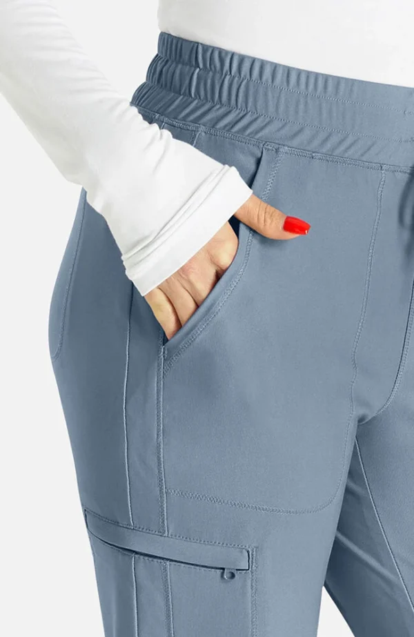 Women's Mid Rise Tapered Leg Drawstring Pant - Image 5