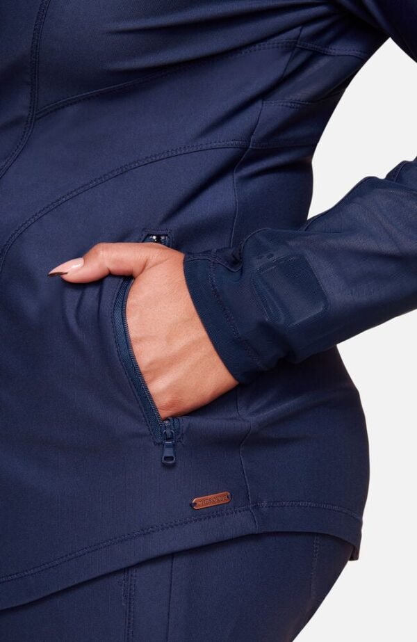 Women's Zip Front Scrub Jacket - Image 5