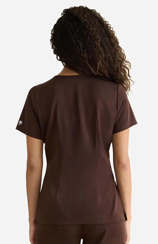 Women's Monica V-Neck Solid Scrub Top - Image 5