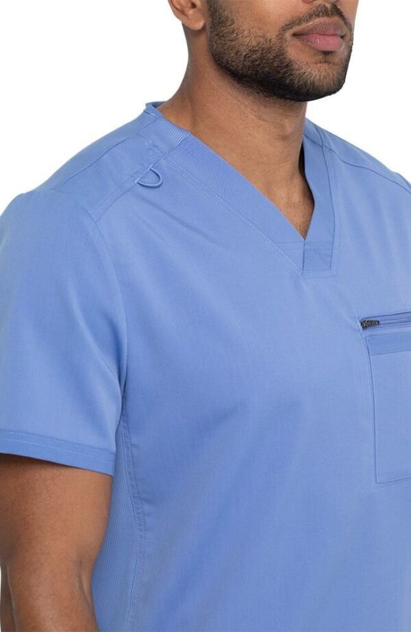 Men's V-Neck Solid Scrub Top - Image 6