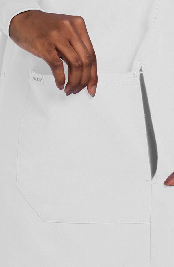 Unisex 40" Snap Front Lab Coat - Image 7