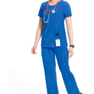 Women’s CK Infinity Contemporary Scrub Set – Top Round Neck Top CKE2624A & PantCKE1123A